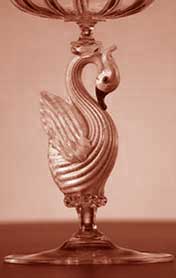swan stem goblet