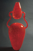 blown glass vase